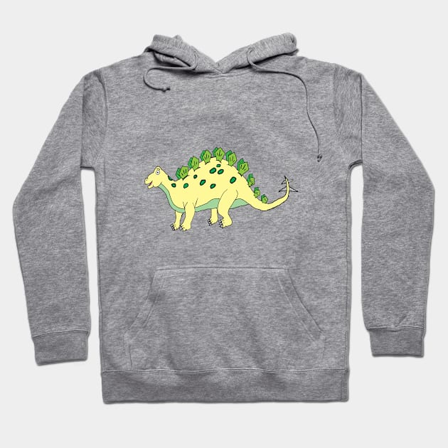 Cute Baby Dino, Stegosaurus Dinosaur Hoodie by graphics